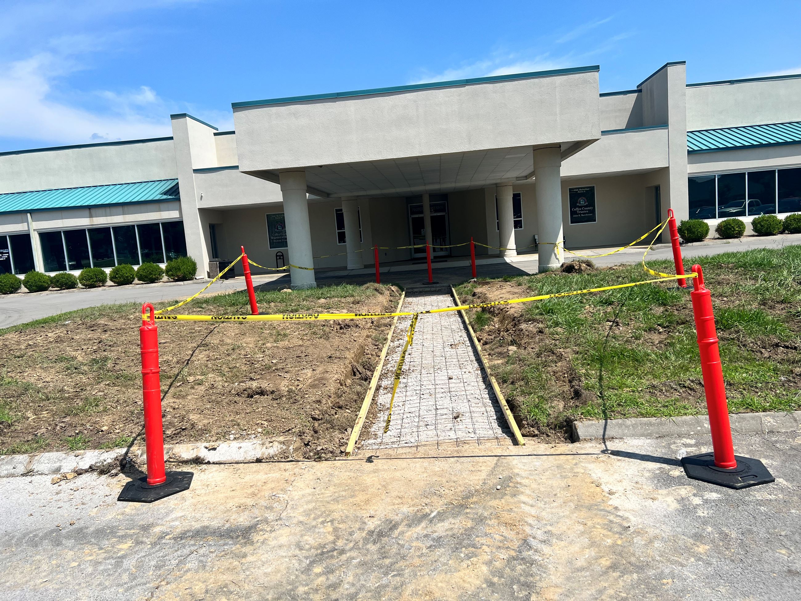CCAP Sidewalk and Landscaping 1